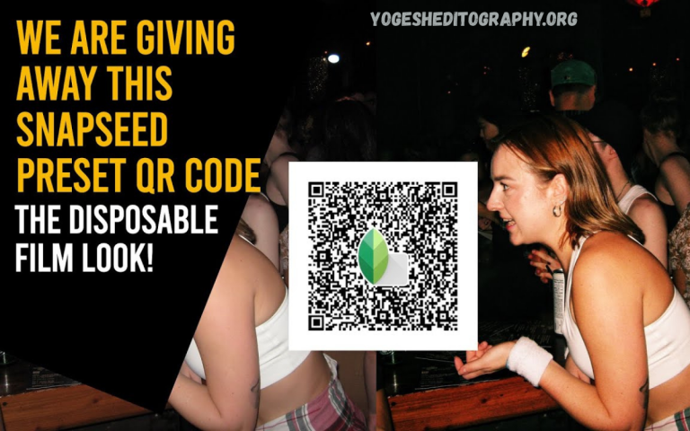 Snapseed QR Codes for Cinematic Looks